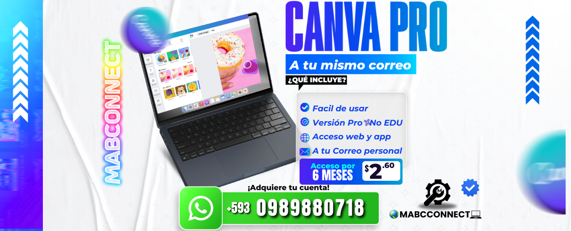 Canva Pro Edu | 6 Meses